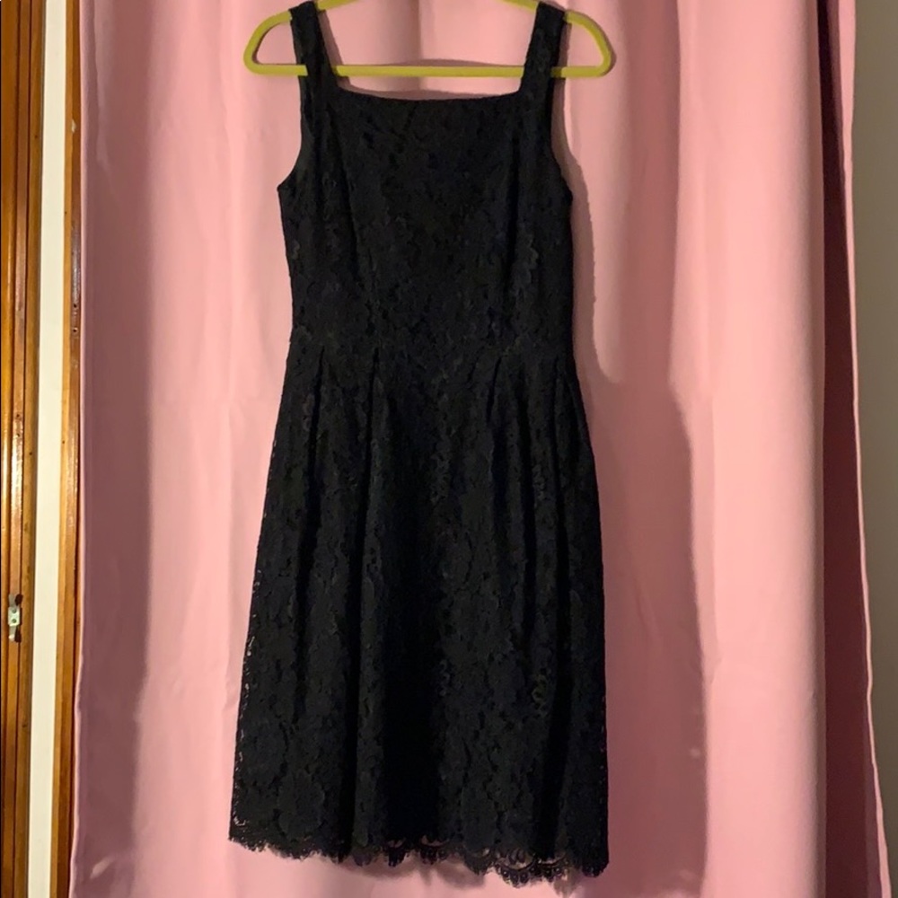 Anna Sui Black lace dress
